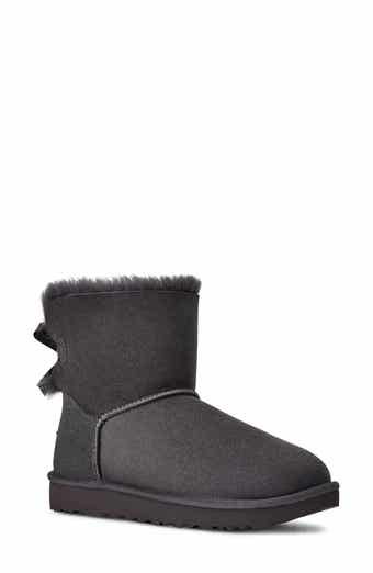 Mini Bailey Bow II Genuine Shearling Bootie