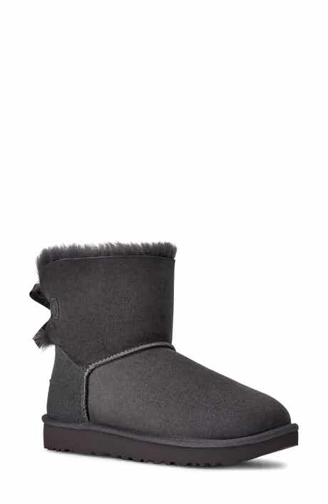 Mini Bailey Bow II Genuine Shearling Bootie