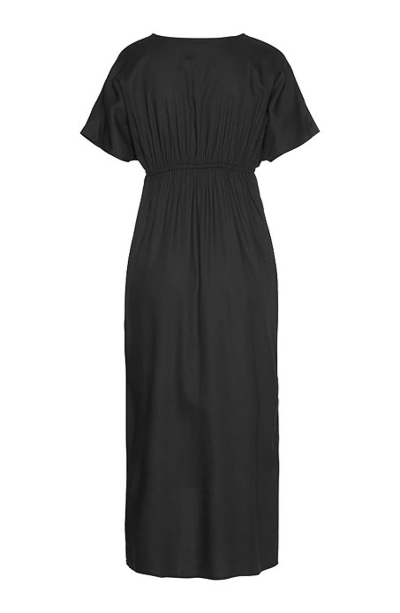 LASCANA Women's Short Sleeve Cover Up, Alternate, color, Black