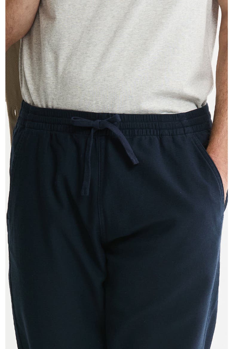 Cotton Twill Drawstring Pants, Alternate, color, Navy
