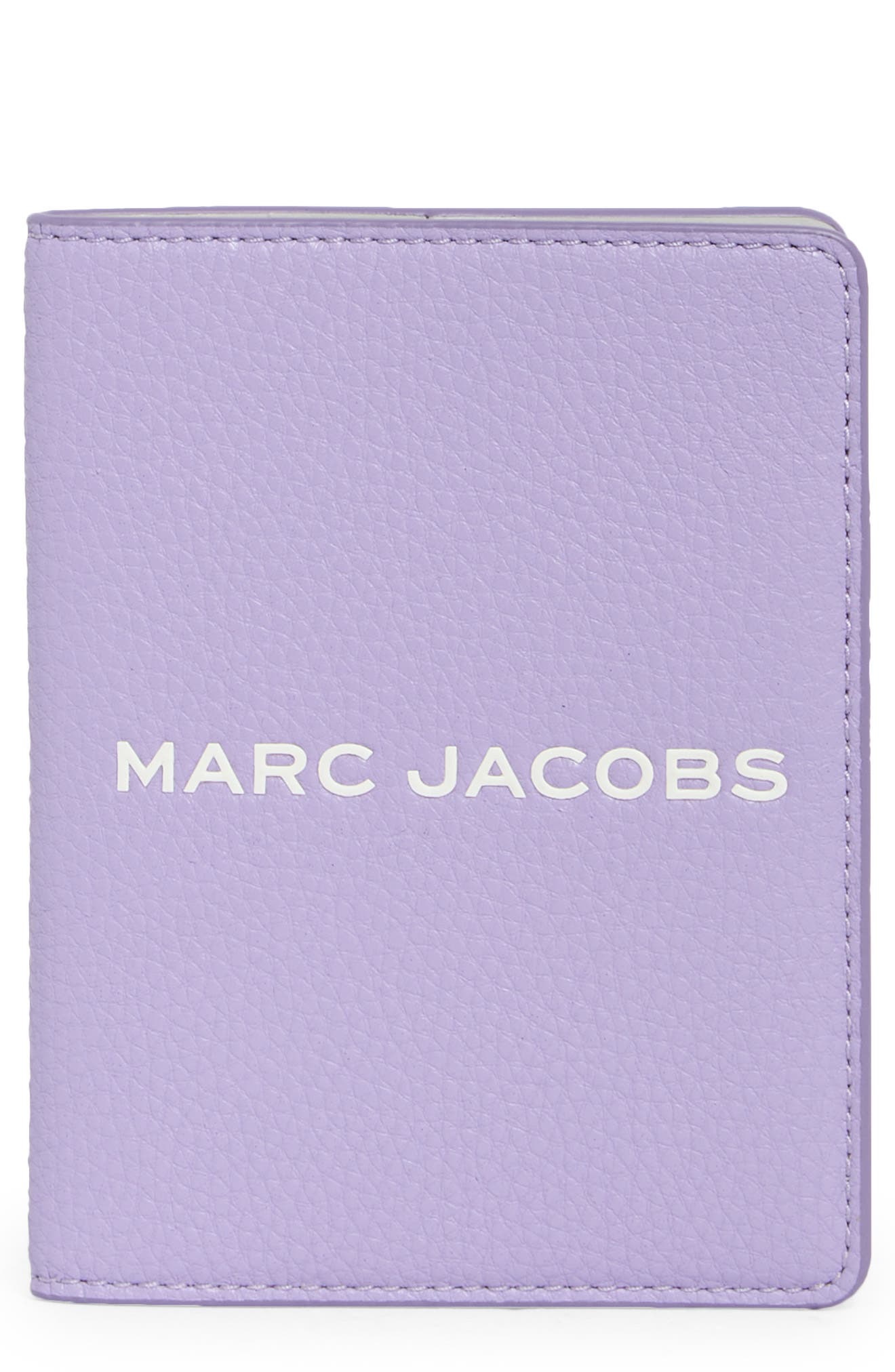 Bold Logo Leather Passport Case