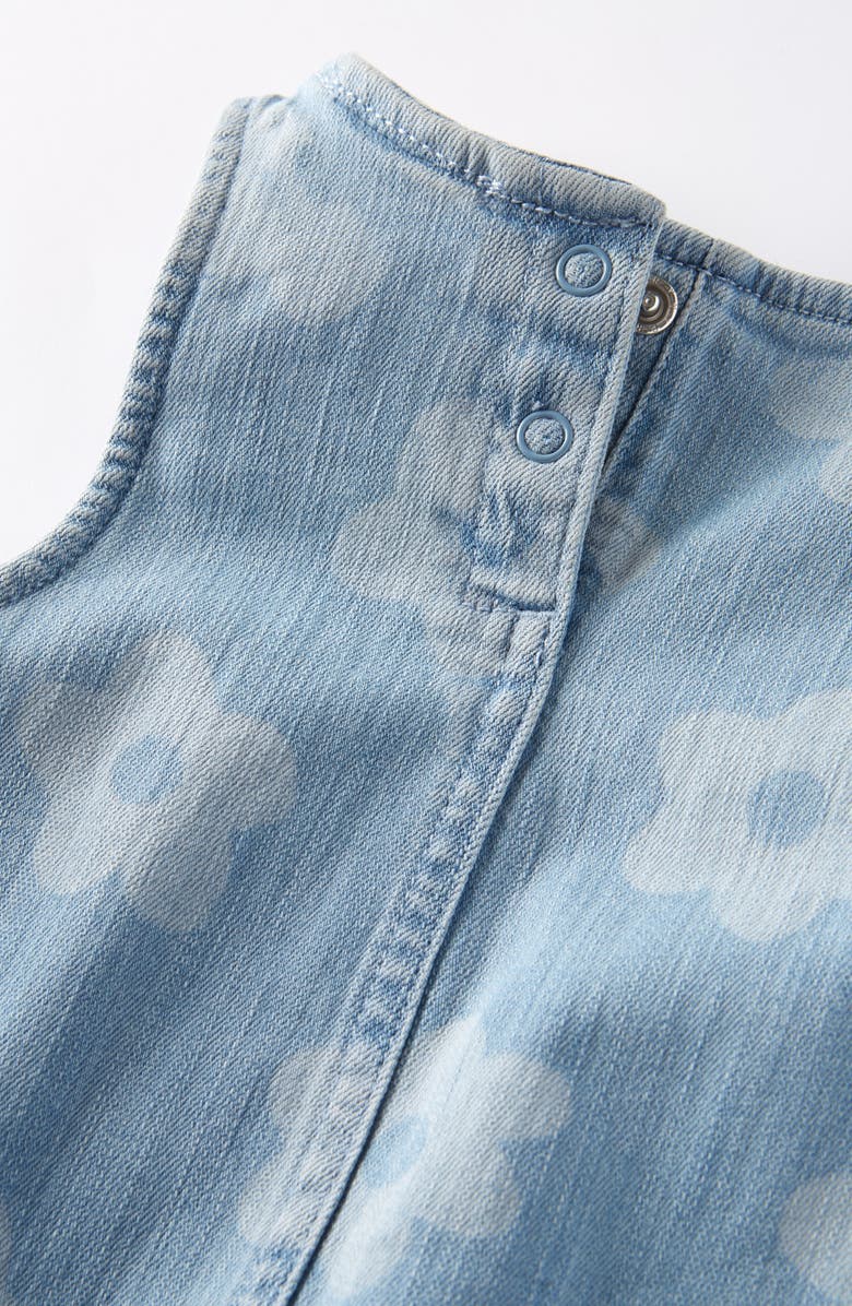 Tucker + Tate Print Denim Jumper, Alternate, color, Light Indigo Wash Danny Floral
