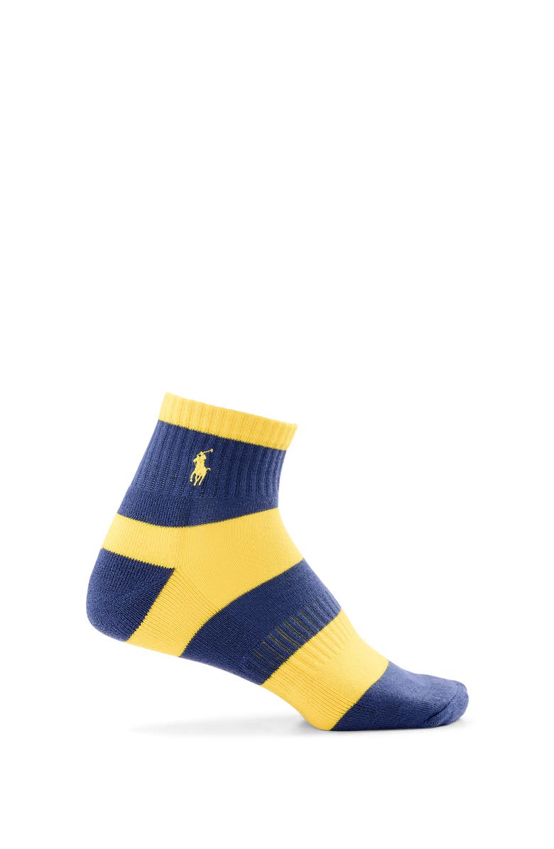 Polo Ralph Lauren Big & Tall 6-pk Rugby 1/4-Top Socks, Alternate, color, Multi