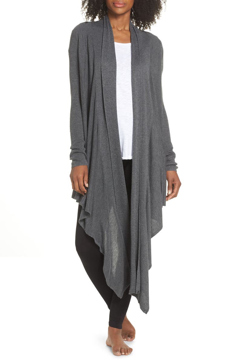 Nordstrom Lingerie Long Wrap Cardigan, Alternate, color,