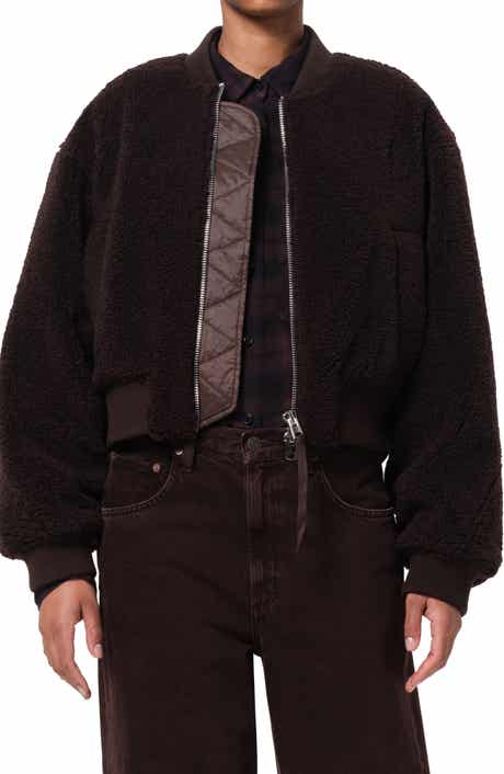 Iona Skye Faux Shearling Bomber Jacket