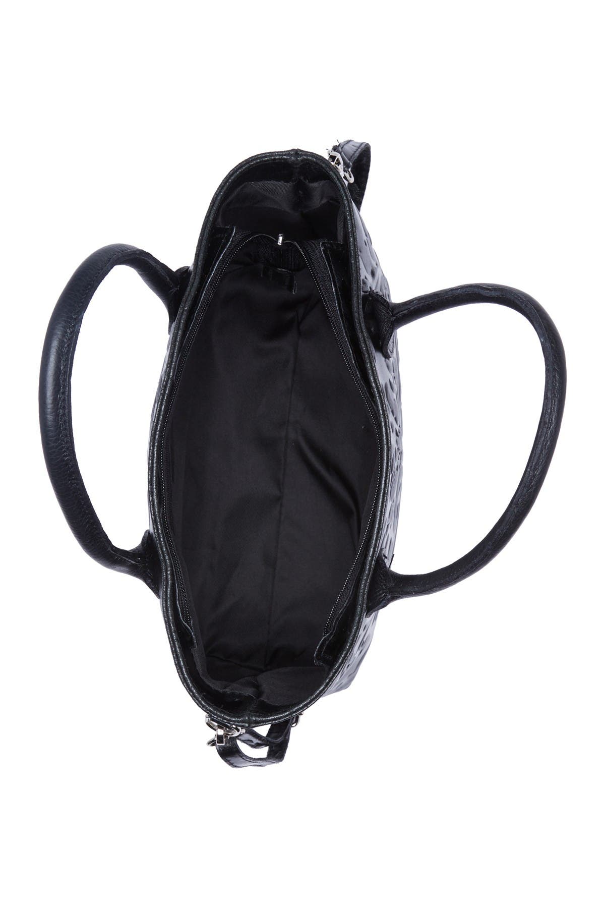 RENATA CORSI Embossed Leather Shoulder Bag, Alternate, color, 