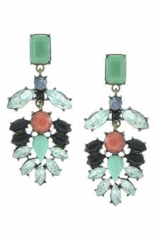 OLIVIA WELLES Lindsay Jeweled Chandelier Earrings