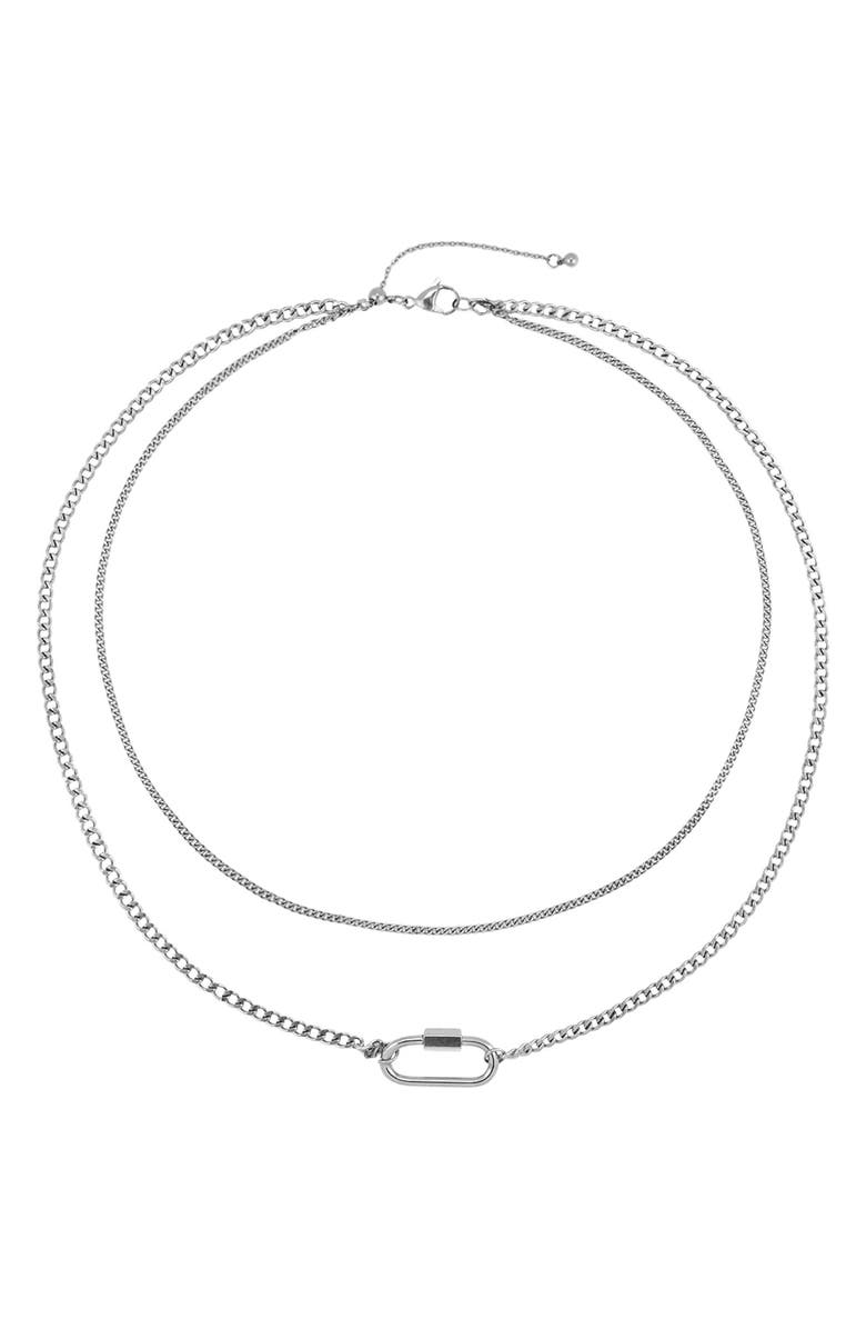 REBL Gender Inclusive Layered Adjustable Necklace, Alternate, color, 