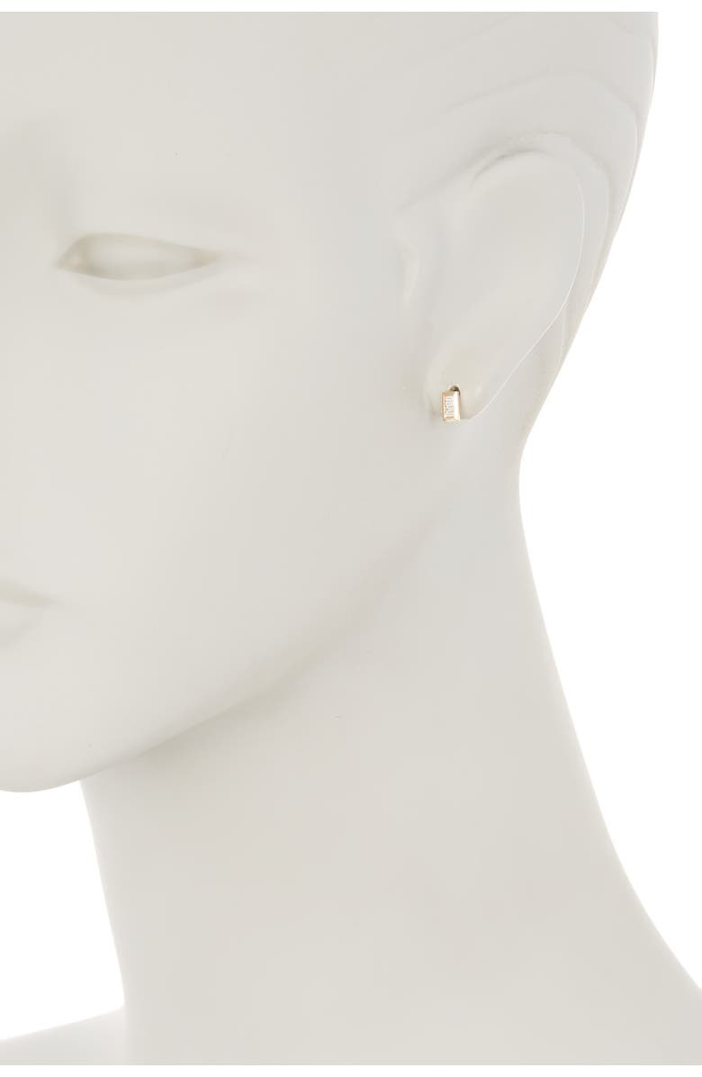 RON HAMI Baguette Cut Diamond Stud Earrings - 0.15ct., Alternate, color, 