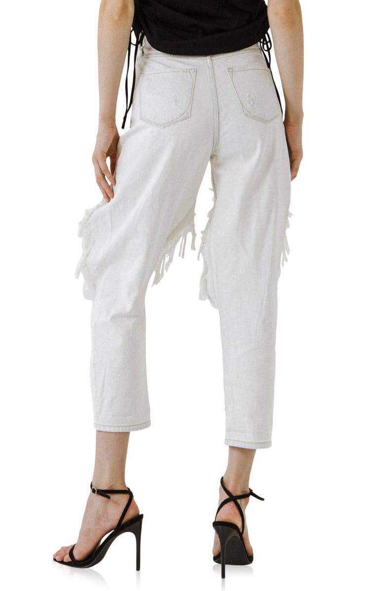 Grey Lab Distressed Jeans, Alternate, color, Light Denim