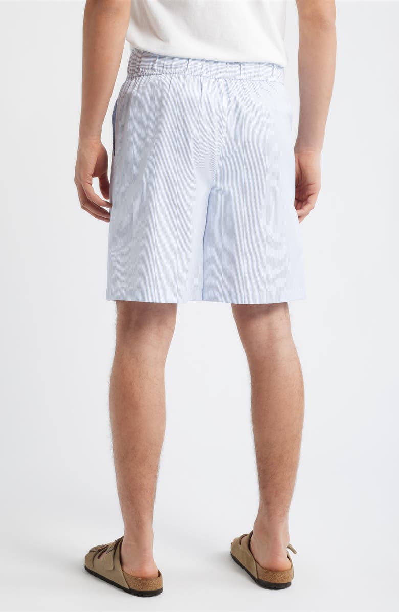 KROST Stripe Cotton Blend Drawstring Shorts, Alternate, color, Dutch Blue