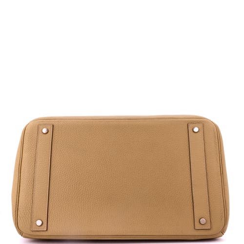 Pre-owned Hermes Hermes Hac Birkin Bag Brown Togo With Palladium Hardware 40 In Brown