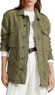 Polo Ralph Lauren Cotton Twill Military Jacket
