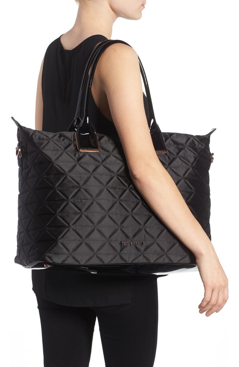 Ted Baker London Large Hilksi Quilted Tote, Alternate, color,