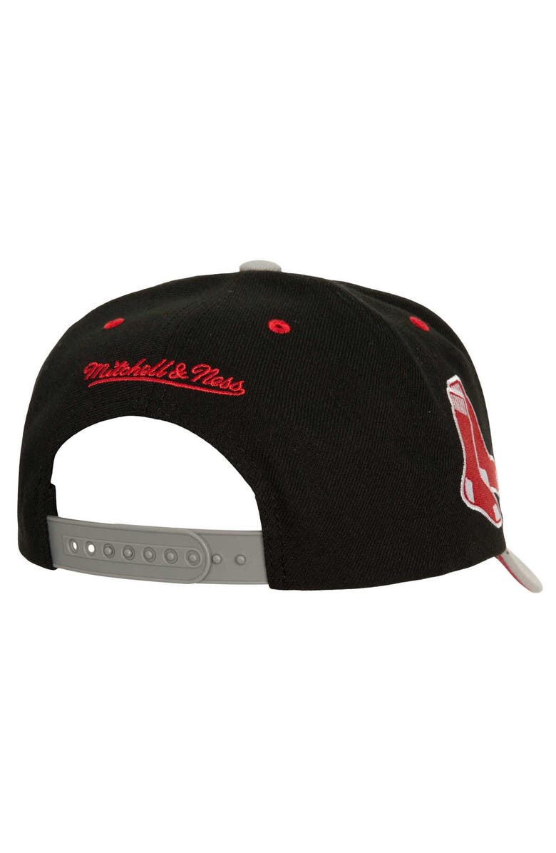 Mitchell & Ness Men's Mitchell & Ness Black Boston Red Sox Bred Pro Adjustable Hat, Alternate, color, Black