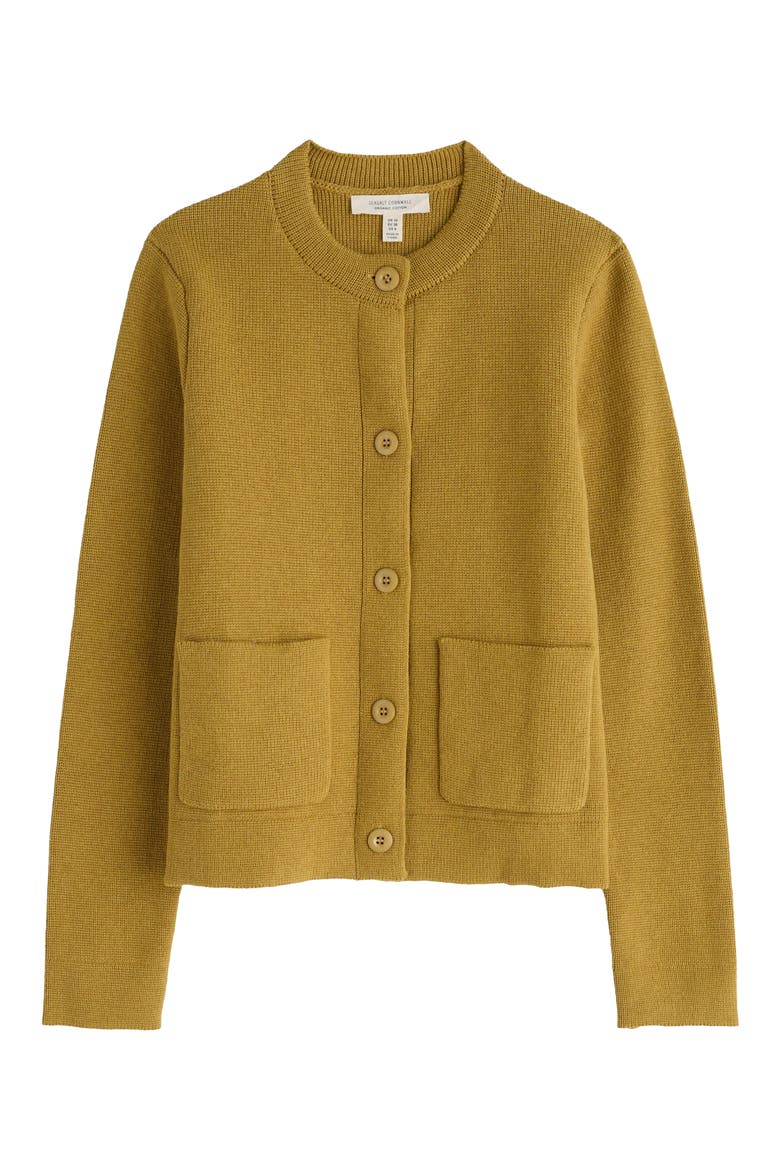 Rock Lily Organic Cotton Cardigan, Alternate, color, KNIT MELANGE PEAR