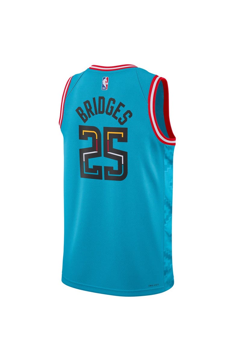 Nike Unisex Nike Mikal Bridges Turquoise Phoenix Suns 2022/23 Swingman Jersey - City Edition, Alternate, color, 
