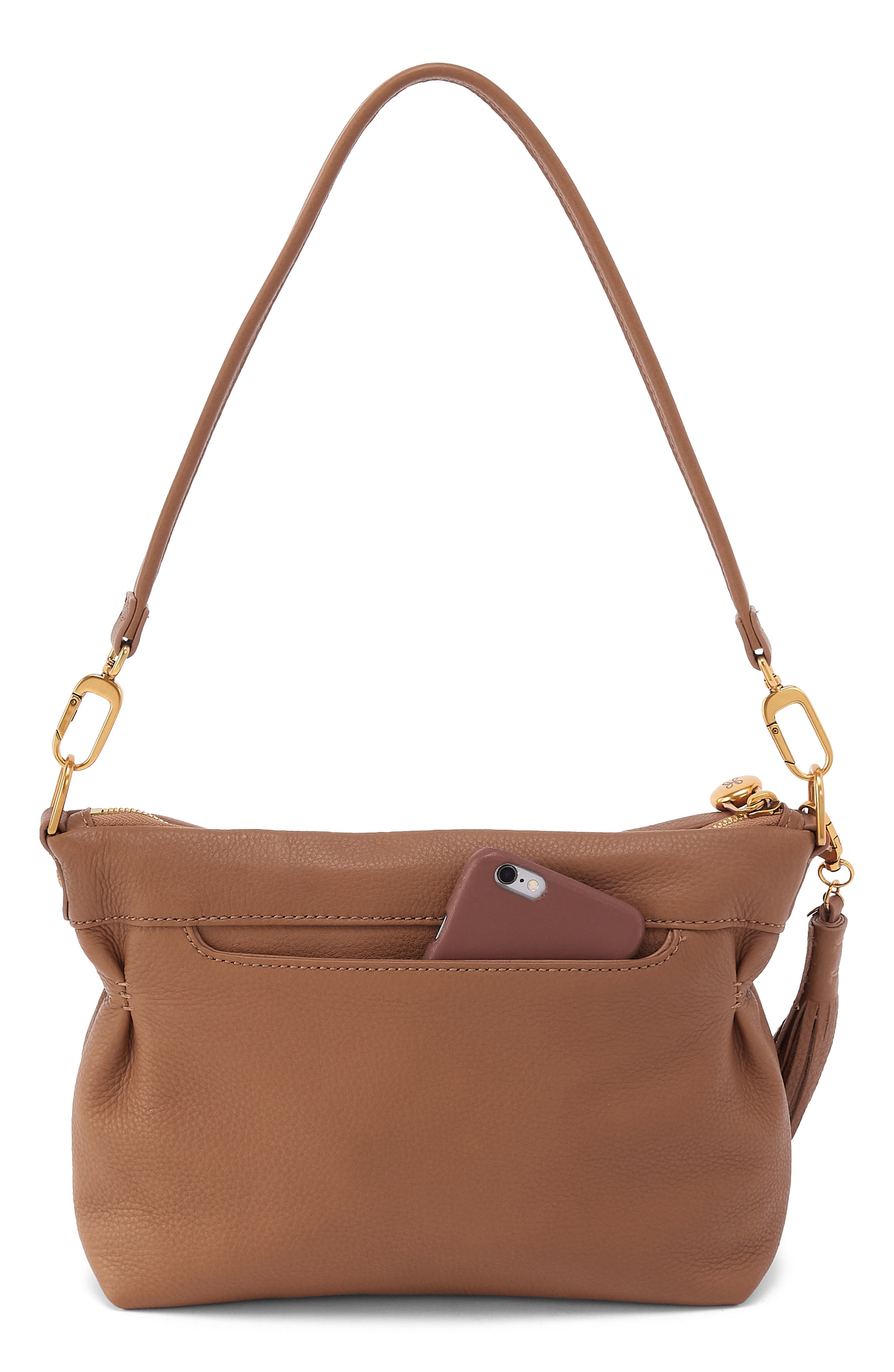 HOBO Kori Leather Crossbody Bag, Alternate, color, Timber Brown