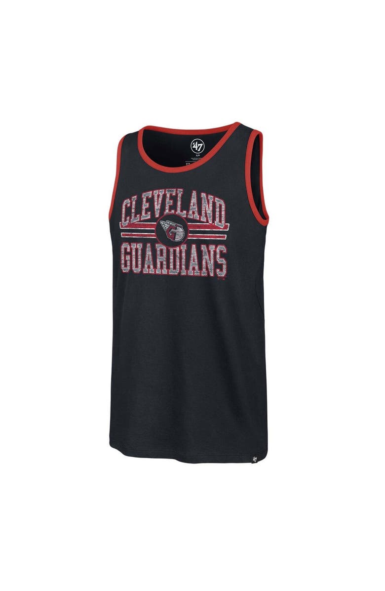 '47 Men's '47 Navy Cleveland Guardians Winger Franklin Tank Top, Alternate, color, 