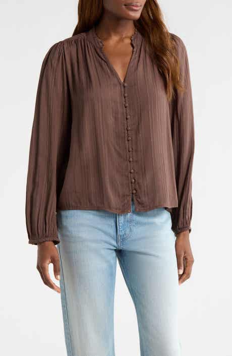 Shine Button Front Top