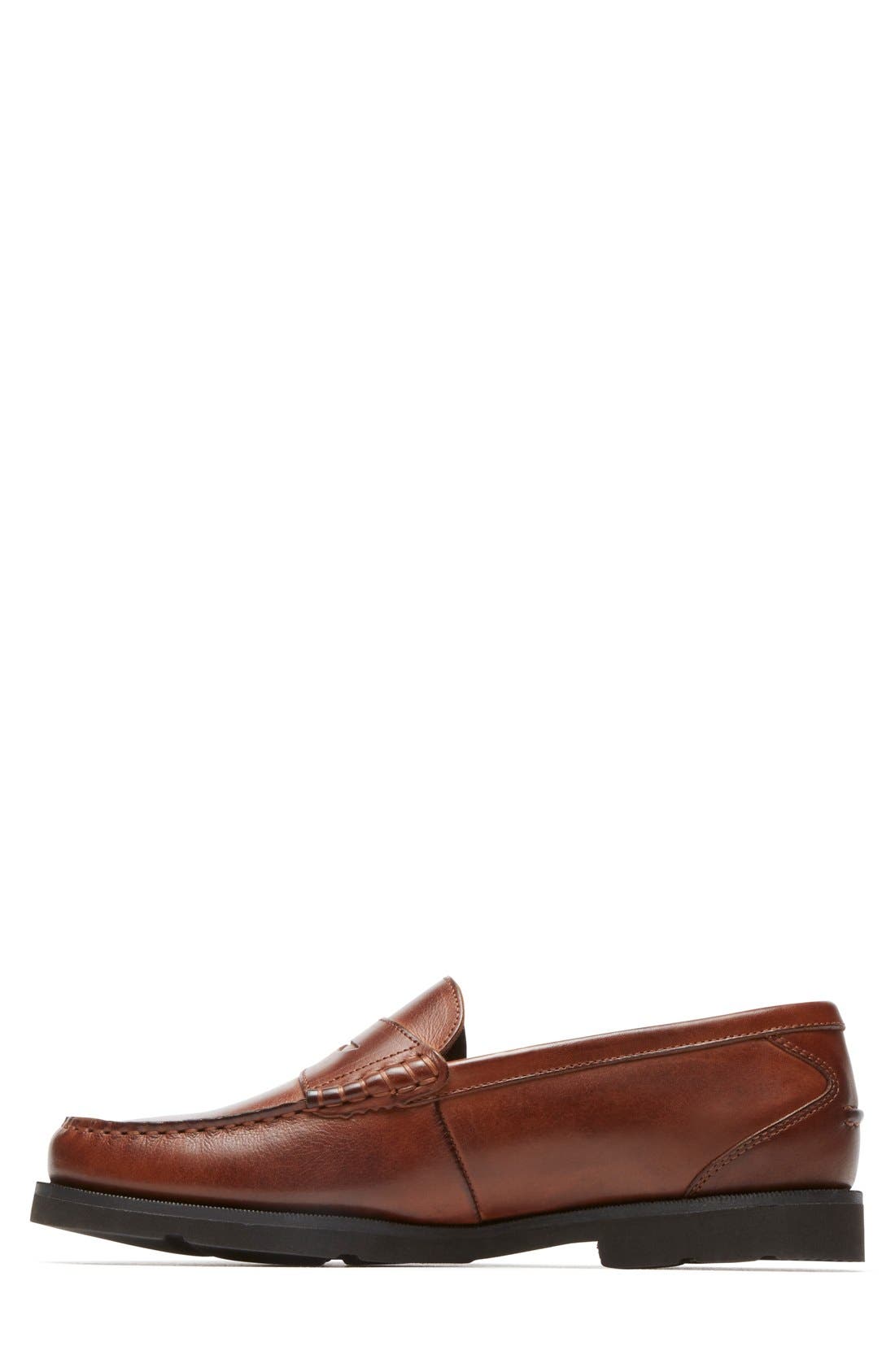 'Modern Prep' Penny Loafer, Alternate, color, DK TAN