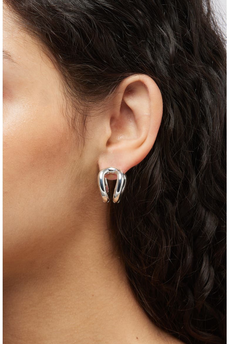 The Steffie Earrings, Alternate, color, SILVER