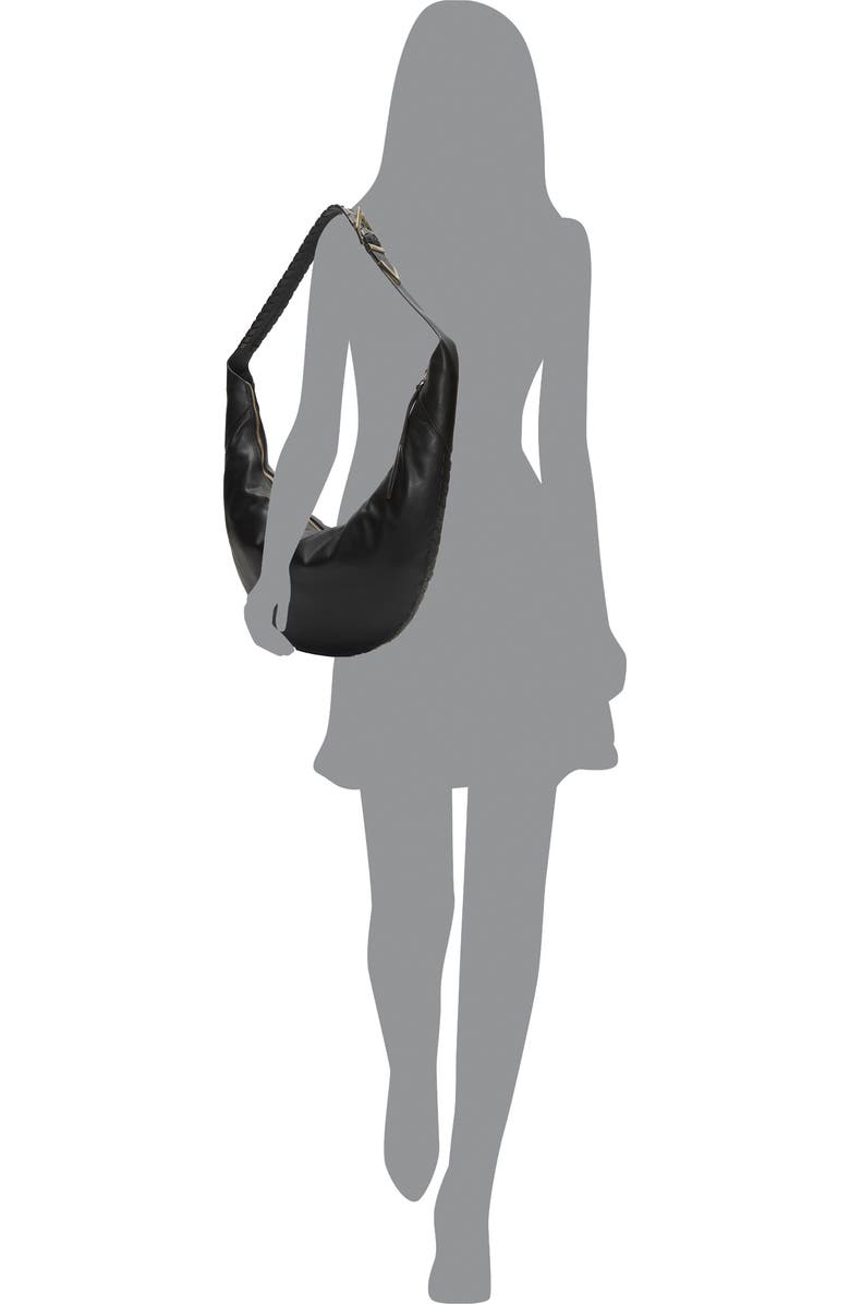 Vince Camuto Clarq Leather Shoulder Bag, Alternate, color,