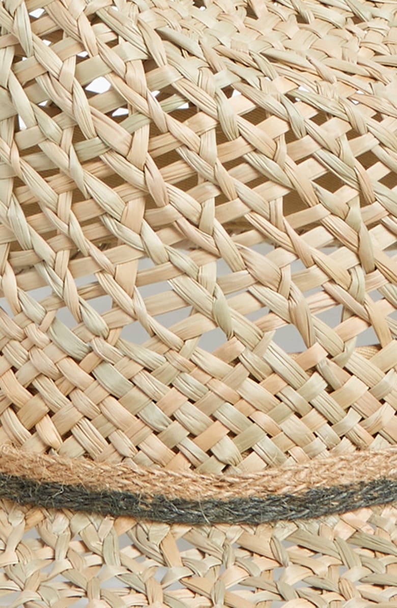 Wyeth Jessic Open Weave Straw Hat, Alternate, color, 