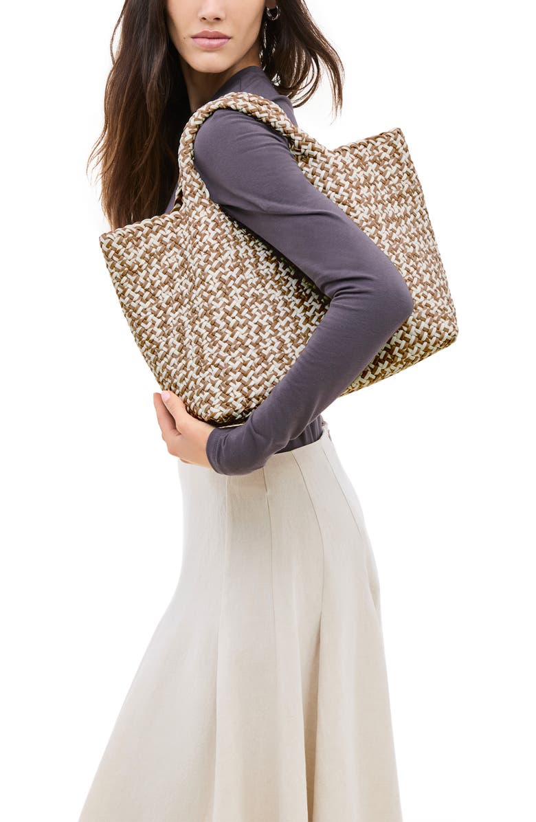 NAGHEDI Medium St. Barths Prism Tote, Alternate, color, Flax