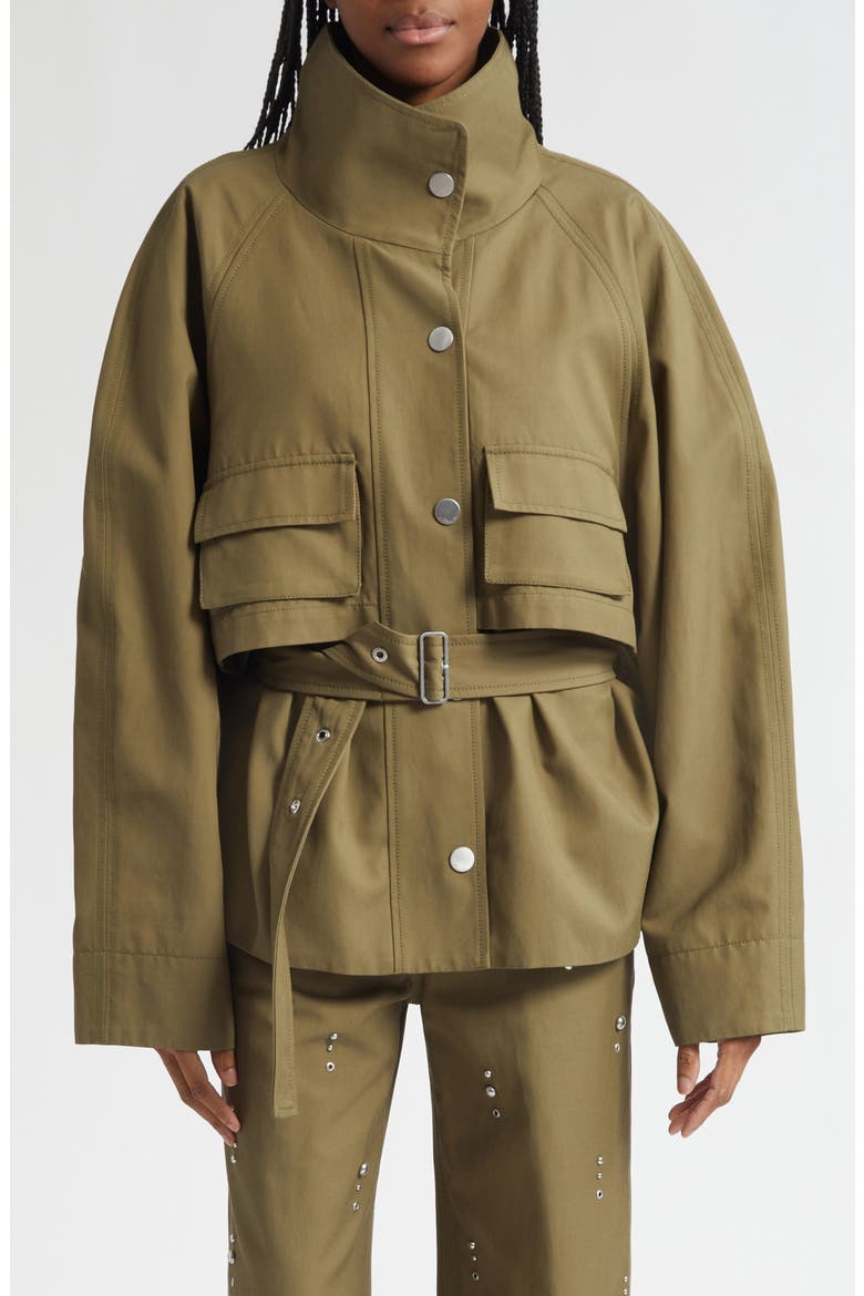 Belted Utility Jacket, Main, color, CAPER