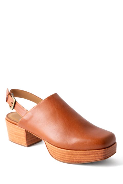 Betty Slingback Platform Clog