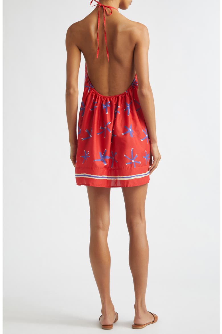 Dani Print Minidress, Alternate, color, PAINTED FOULARD