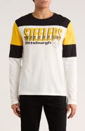 Junk Food NFL Steelers Zone Blitz Cotton Graphic T-Shirt