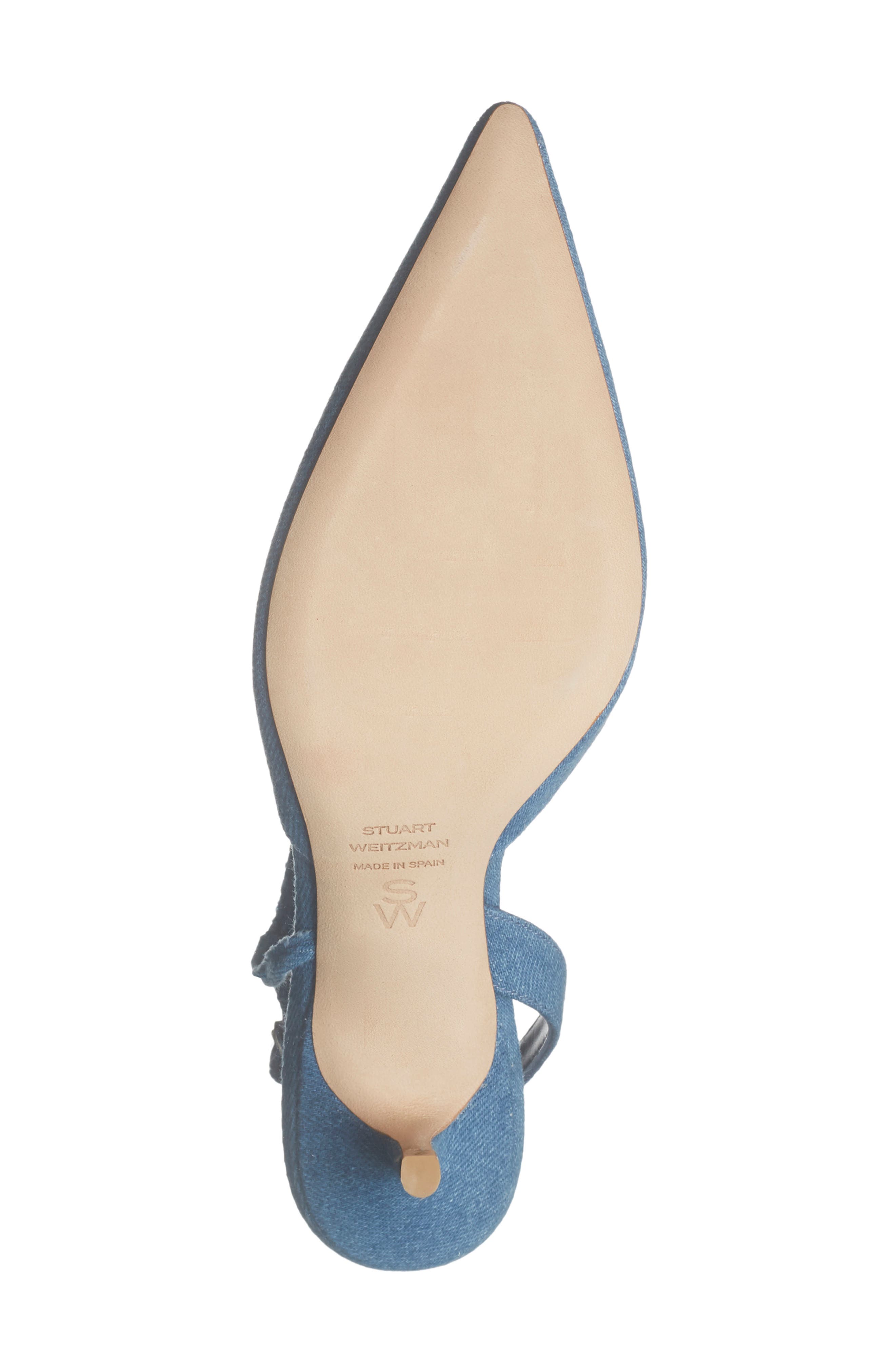 Stuart Weitzman Tully 50 Slingback Pump, Alternate, color, Washed