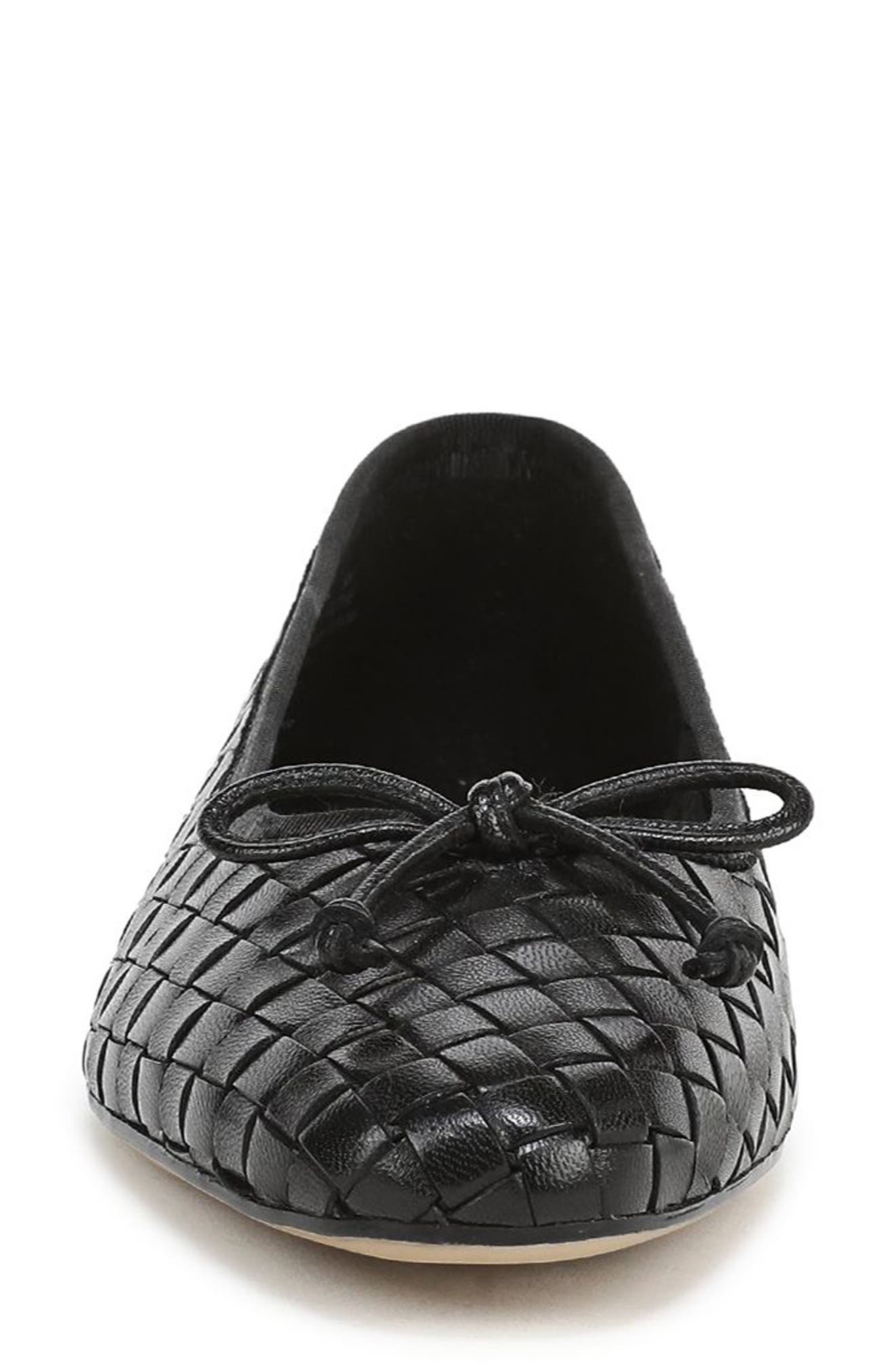 Sam Edelman Ruthie Woven Ballet Flat, Alternate, color, Black