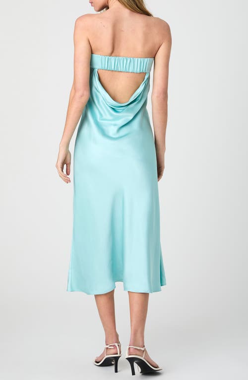 FRENCH CONNECTION FRENCH CONNECTION OONA STRAPLESS SATIN MIDI DRESS