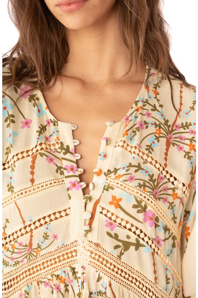 Boho Cover-Up Dress, Alternate, color, OPEN WHITE