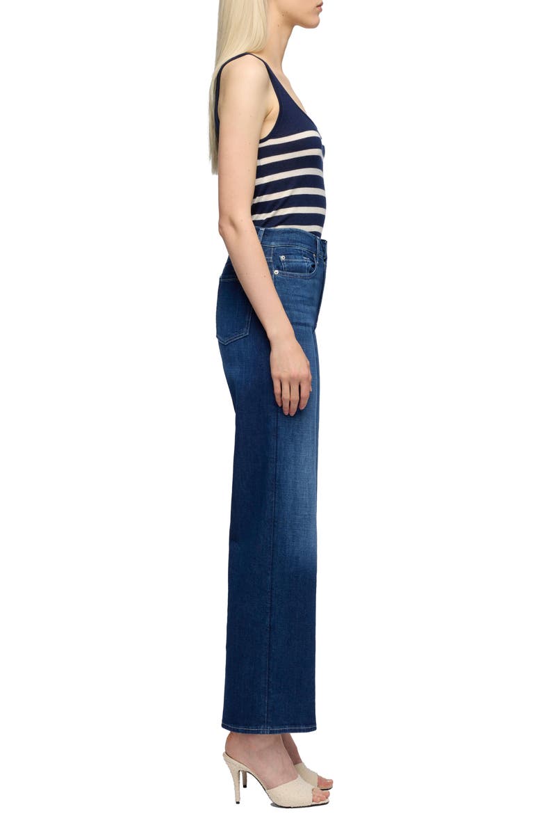 7 For All Mankind Lotta High Waist Ankle Wide Leg Jeans, Alternate, color, Stormy Drift