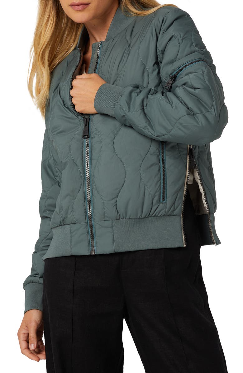 Alp N Rock Metro III Water Repellent Quilted Bomber Jacket, Main, color, 