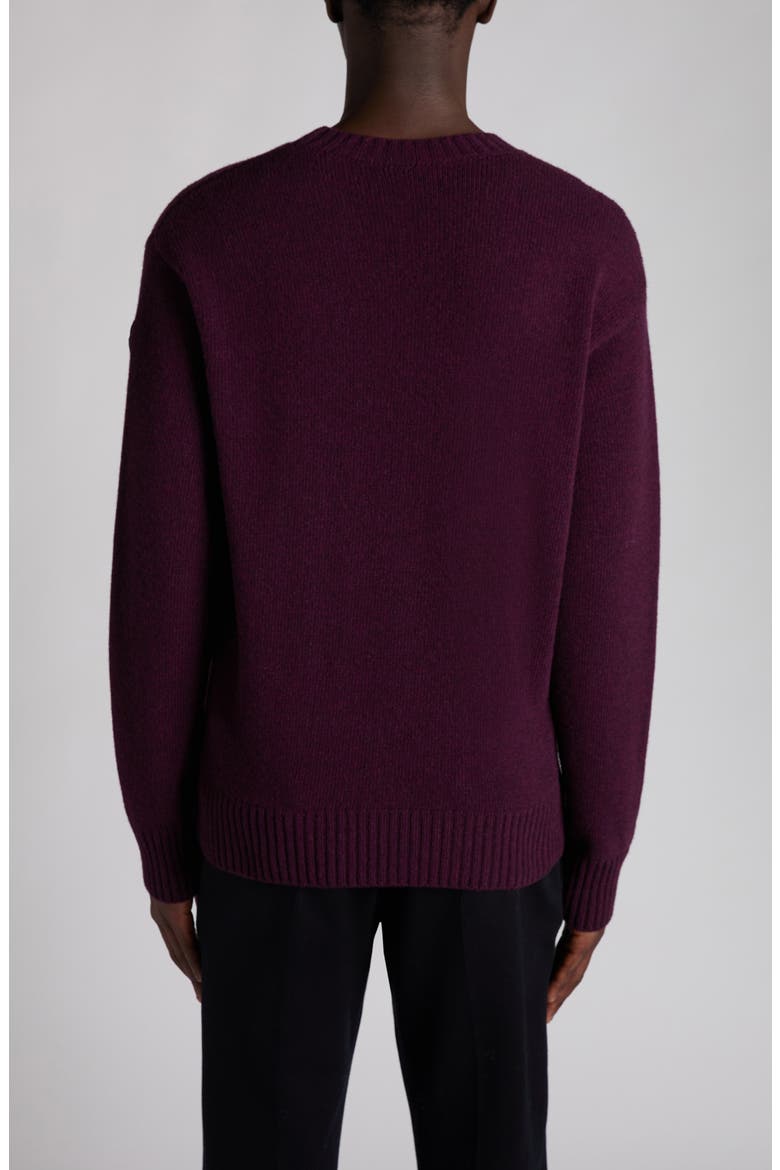 Wool & Cashmere Crewneck Sweater, Alternate, color, VIOLET