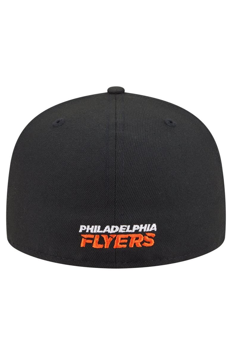 New Era Men's New Era  Black Philadelphia Flyers Deceptor 59FIFTY Fitted Hat, Alternate, color, Black