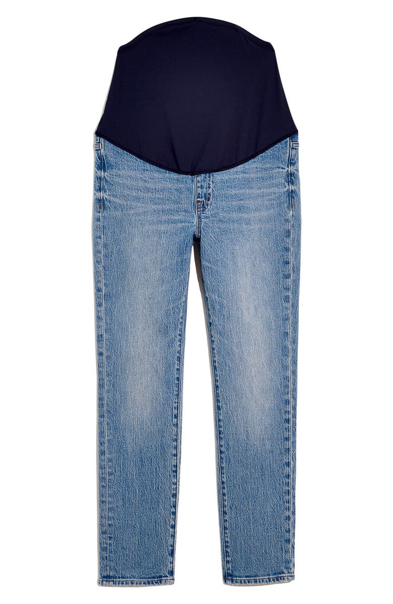Madewell Maternity Over the Belly Straight Leg Jeans, Alternate, color, 
