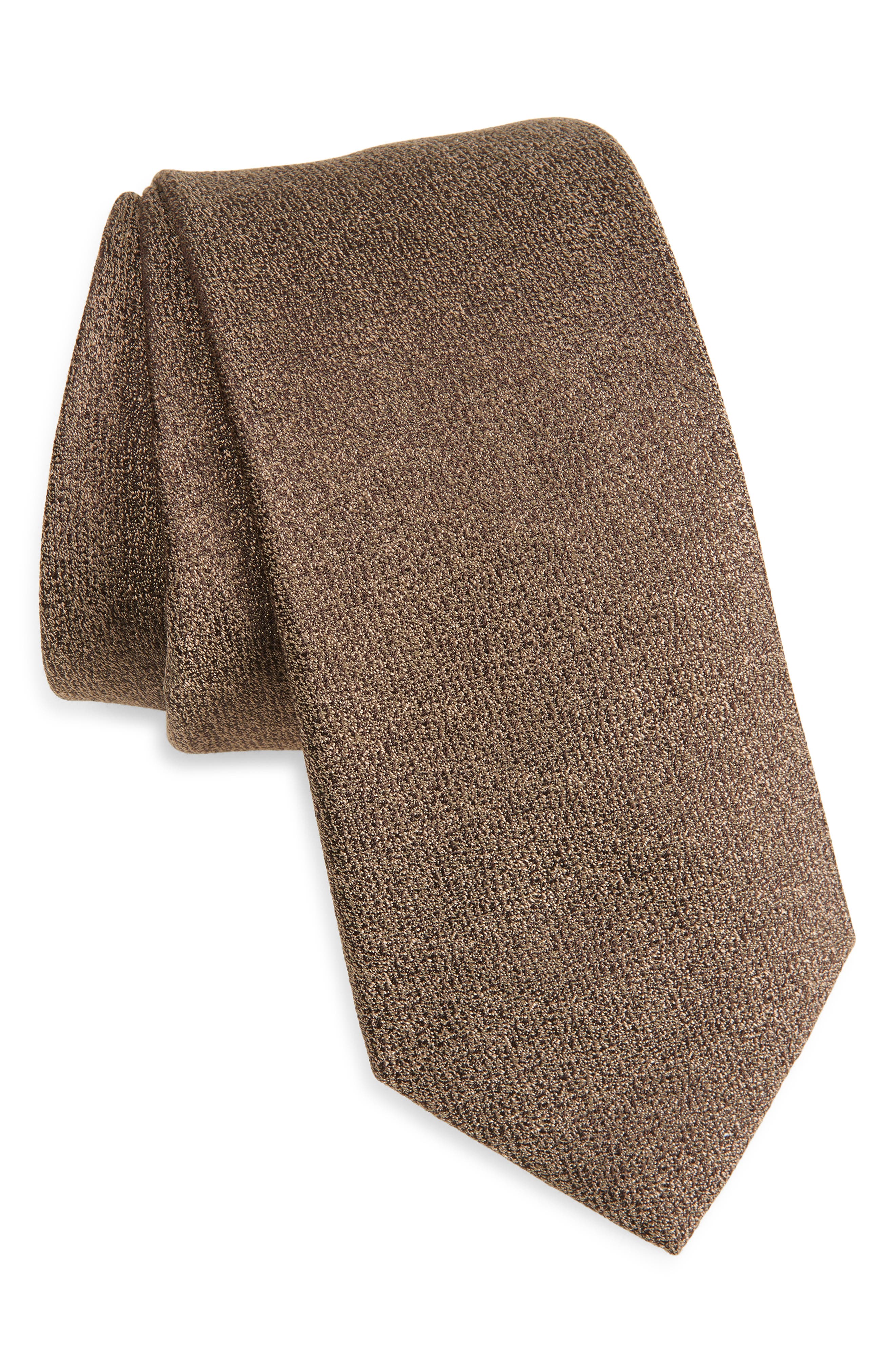 Nordstrom Prescot Solid Textured Silk Tie