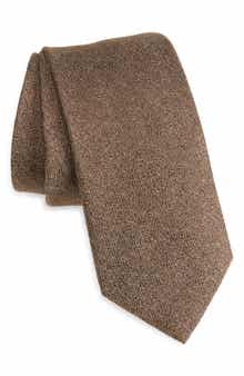 Nordstrom Prescot Solid Textured Silk Tie