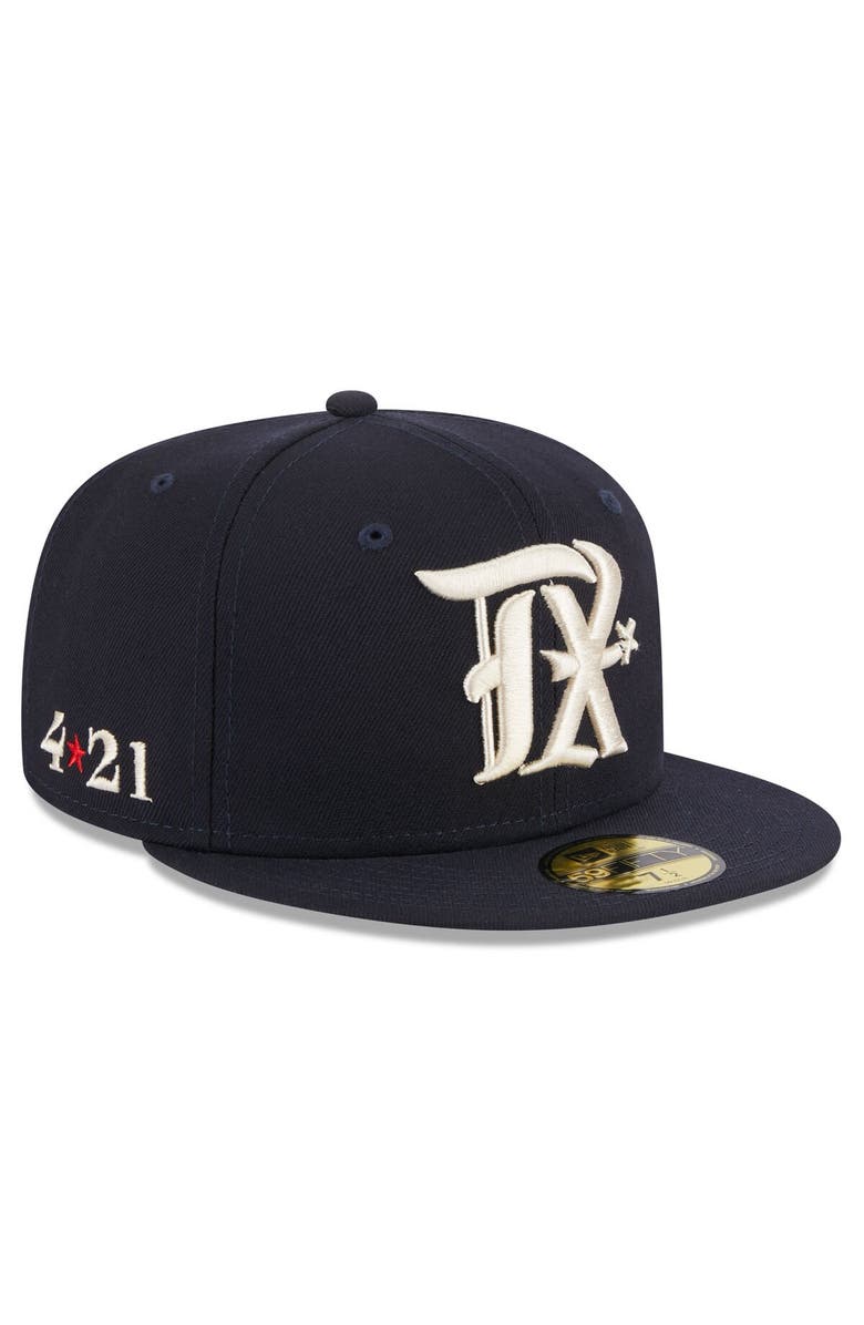 New Era Men's New Era Navy Texas Rangers 2023 City Connect 59FIFTY Fitted Hat, Main, color, Navy