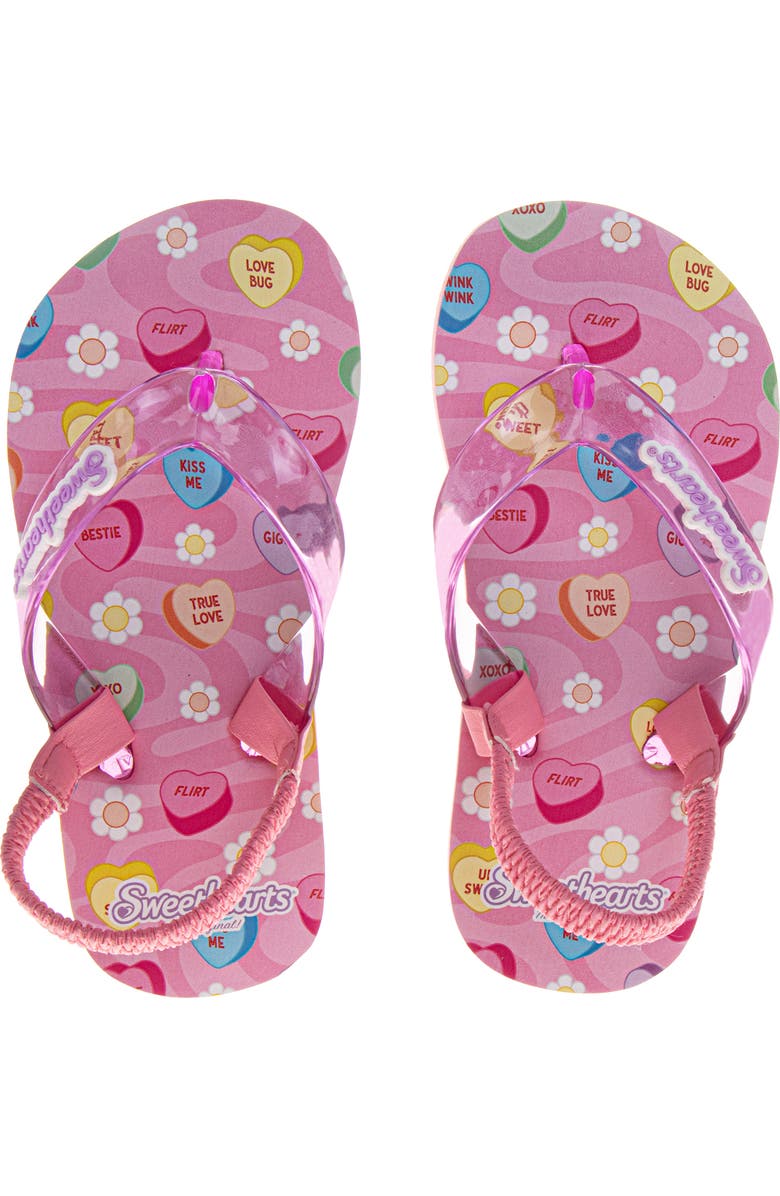 SweetHearts Flip Flops Sandals, Alternate, color, Pink