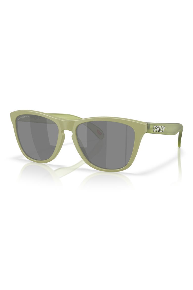 Frogskins 54mm Polarized Rectangular Sunglasses, Alternate, color, MATTE FERN / PRIZM BLACK POLAR