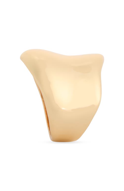 Nordstrom Rack Wide Organic Band Ring In Gold