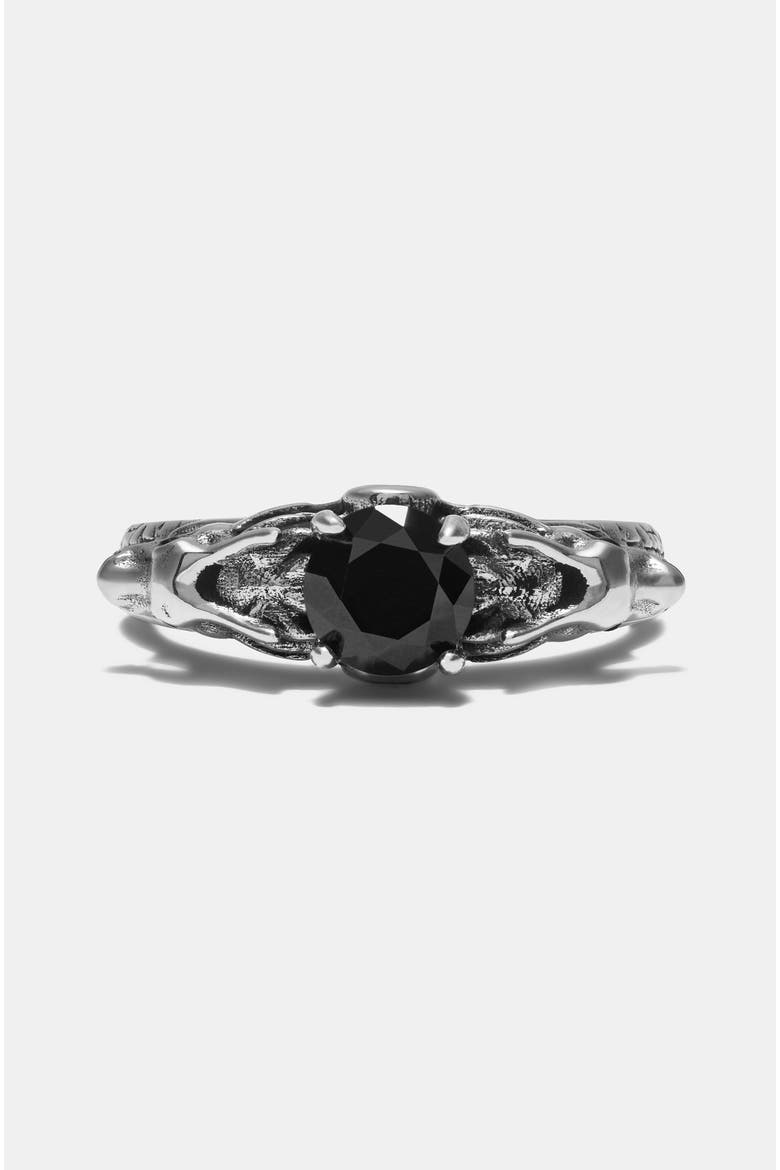 Querida Sterling Silver Dragon Ring, Alternate, color, Silver