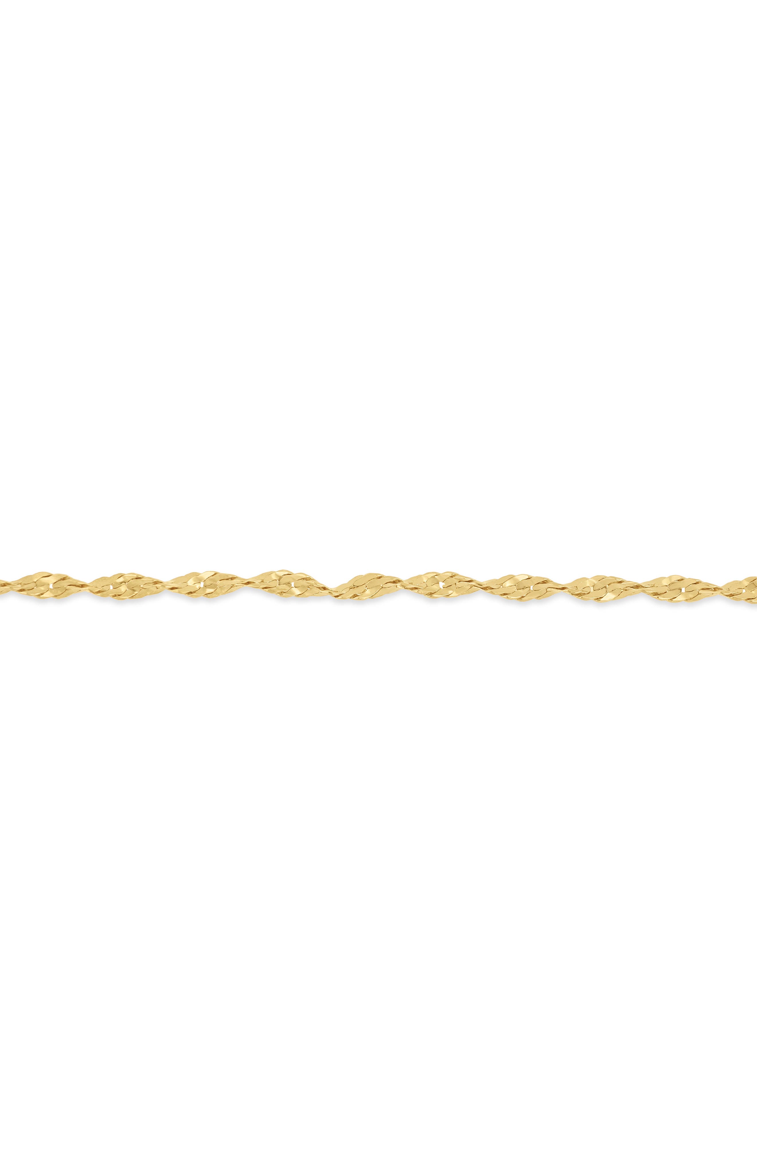 14k Gold Chain Bracelet